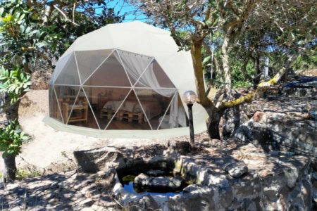 Tende a cupola geodetica, cupole glamping, geo cupole, cupole di serre,  cupole di eventi